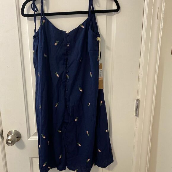 No Brand Dresses & Skirts - Hayley Lynn navy blue Summer dress size 2